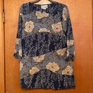 Diane Von Furstenberg Silk Assets Silk Tunic  XS